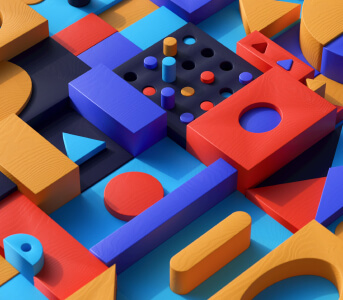 assortment of colorful blocks